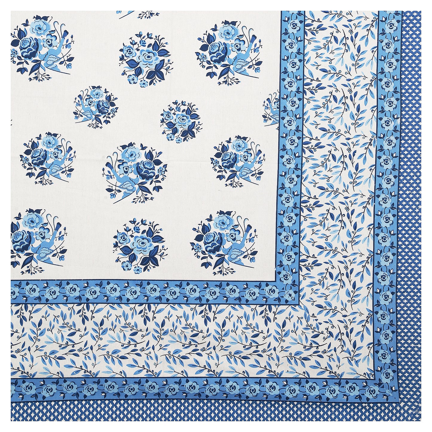 Desert Serenity – Premium Cotton Jaipuri Printed Double Bedsheet with 2 Pillow Covers