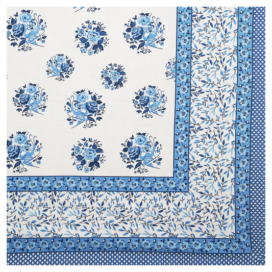 Desert Serenity – Premium Cotton Jaipuri Printed Double Bedsheet with 2 Pillow Covers