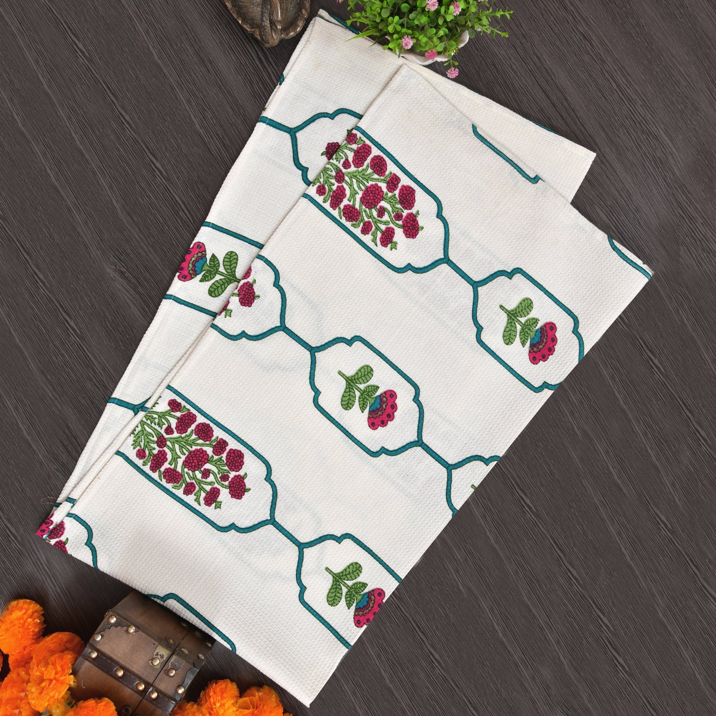 Coastel Grace Waffle Towel Set
