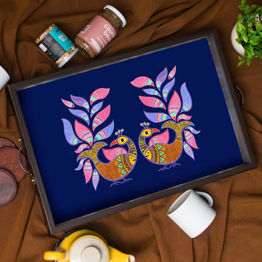Plumage Duet Rectangle Tray