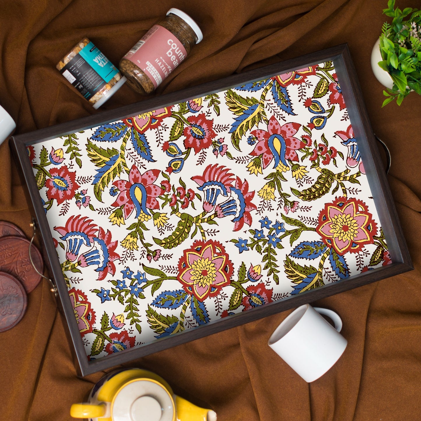 Floral Fiesta Rectangle Tray