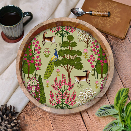 Woodland Realm Round Tray