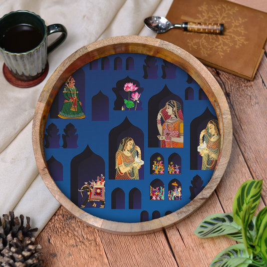 Mugal Musings Round Tray