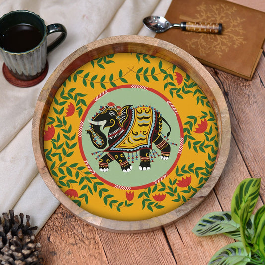 Royal Tusker Round Tray