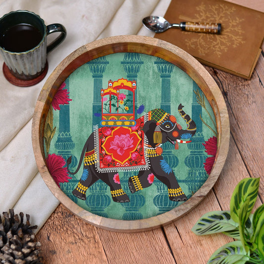 Royal Caravan Round Tray