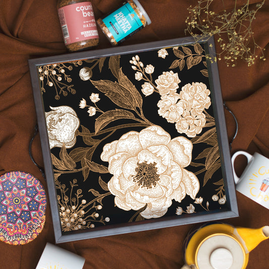 Midnight Botanica Tray
