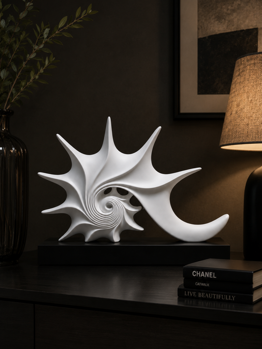 Oceanic Spiral Art Décor