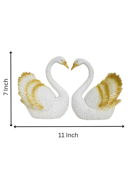 Golden Grace Swan Pair