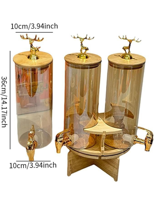 Vintage Luxe Juice Jar Set
