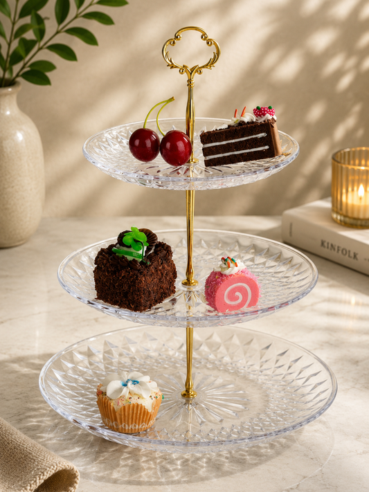 Royal Crystal Dessert Stand