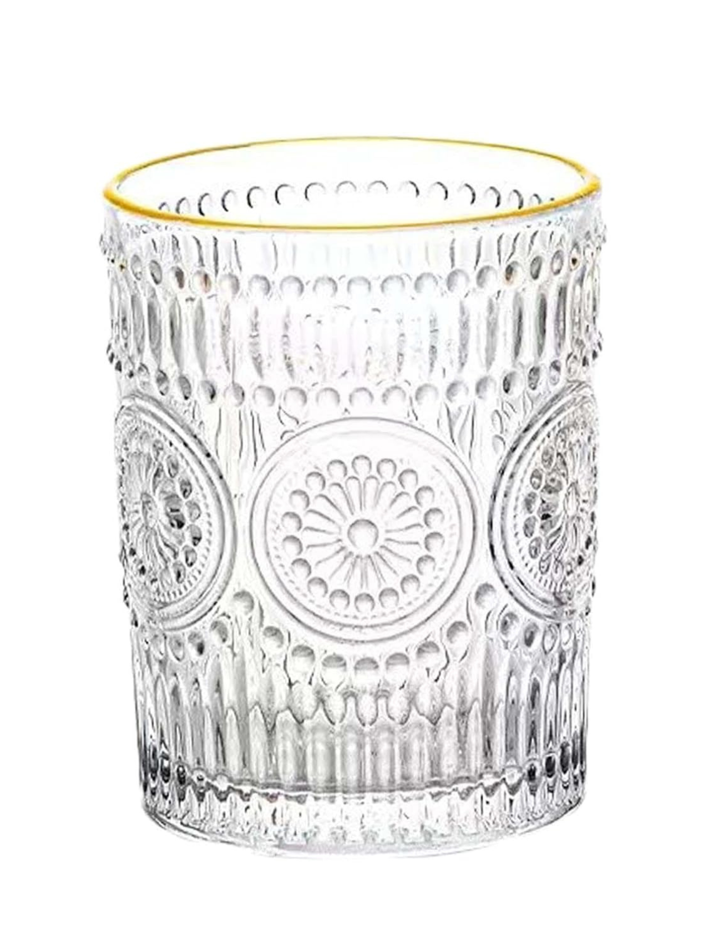 Royal Etched Ribbed Glass