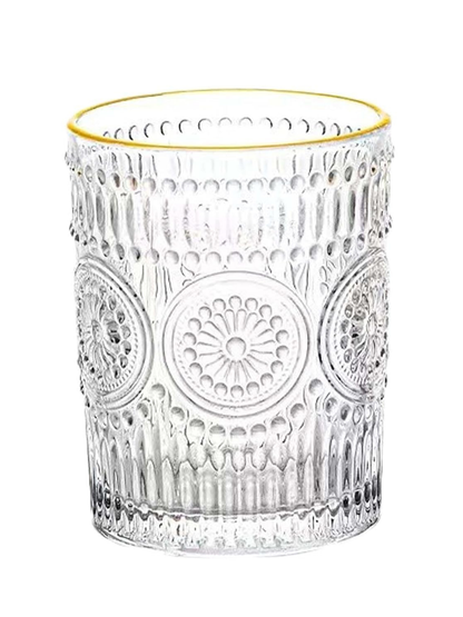 Royal Etched Ribbed Glass (Set Of 6)
