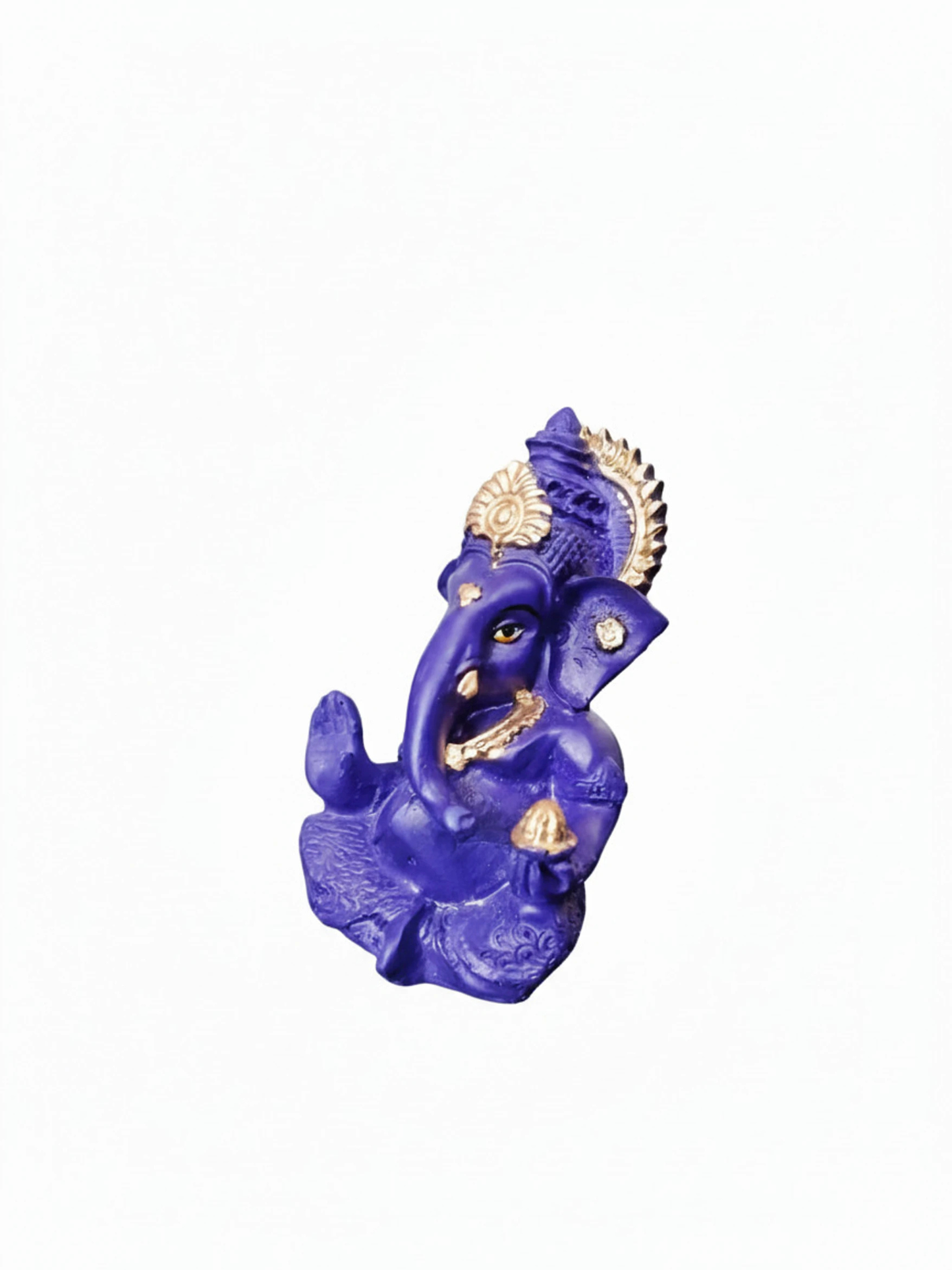 Purple Ganesha Idol
