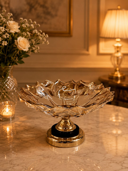 Shadow Luxe Crystal Bowl