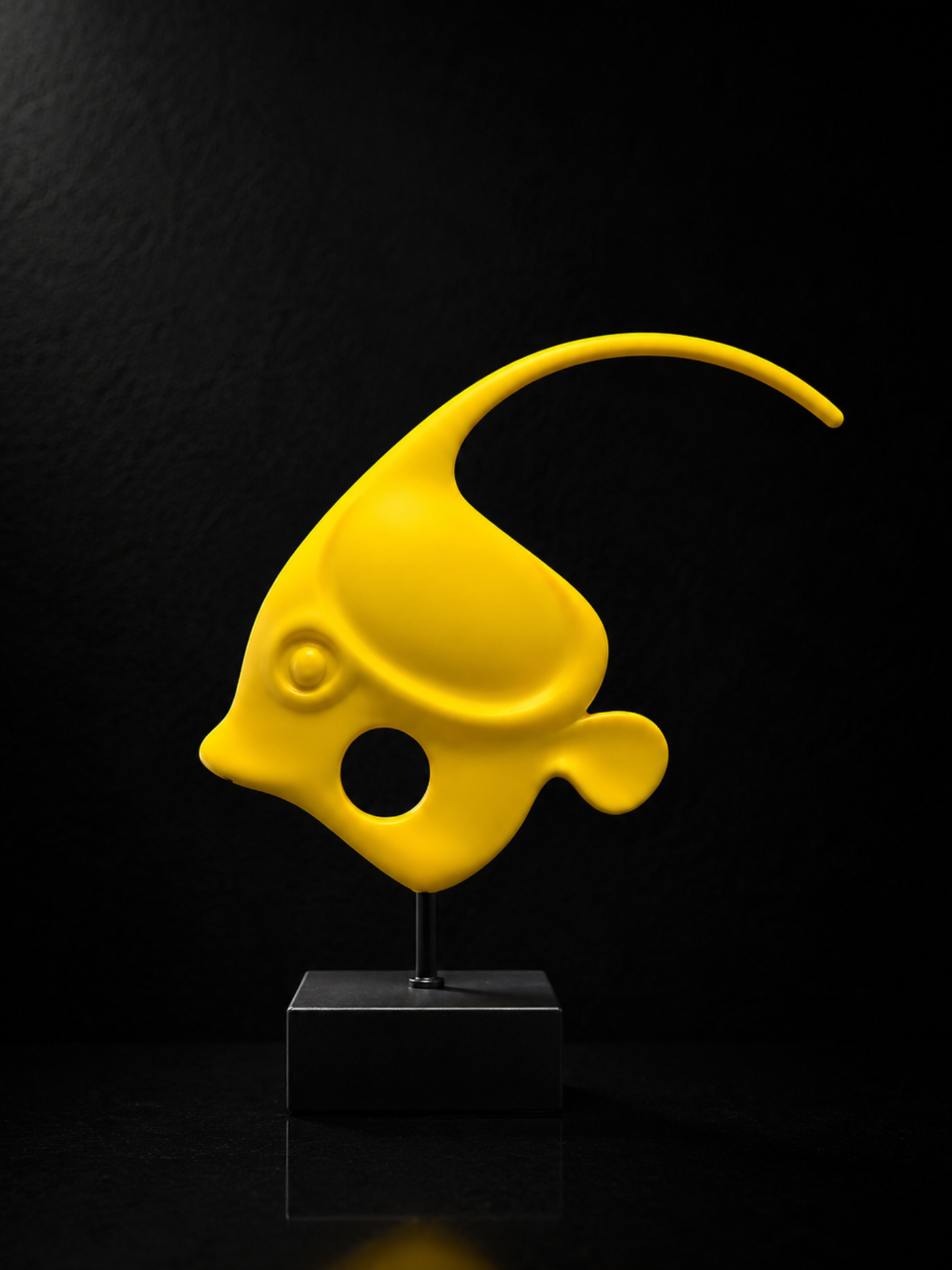 Modern Oceanic Fish Sculpture