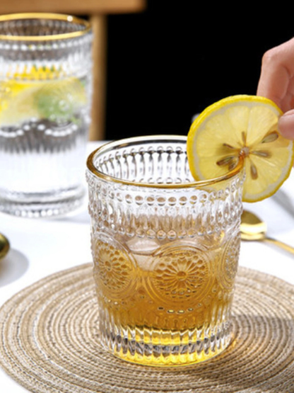 Royal Etched Ribbed Glass (Set Of 6)