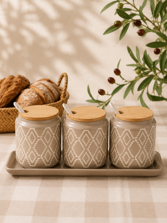 Diamond Spice Jar Set