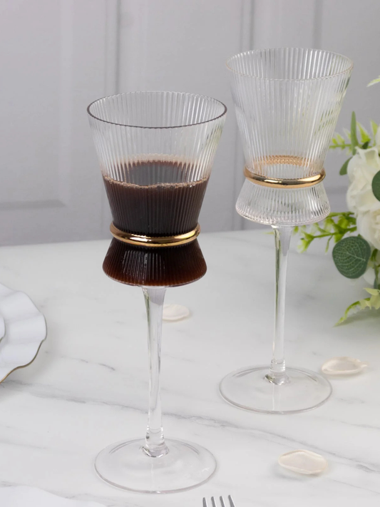 Celeste Ribbed Wine Glass (Set Of 6)