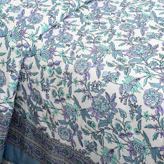 Aangan Phool – Ethnic Jaipuri Printed Bedsheet Set with Pillow Covers