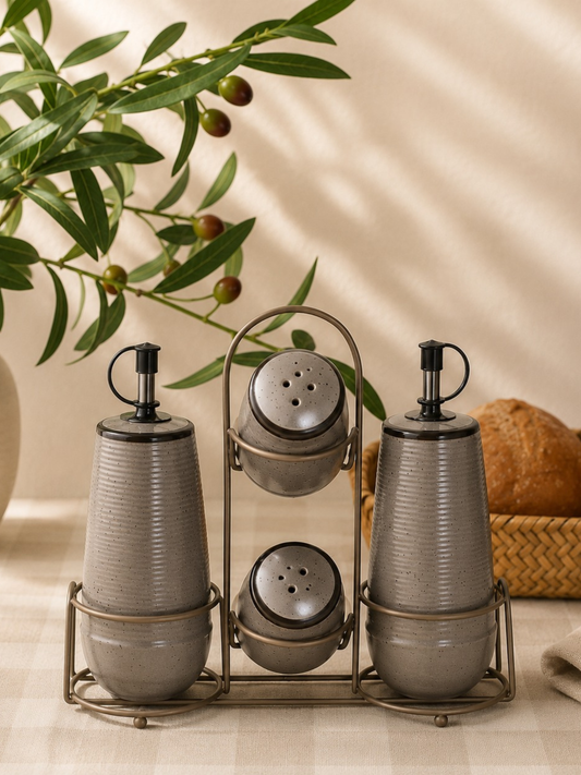 Modern Rustic Oil & Spice Set