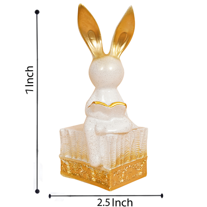Reader Bunny Figurine