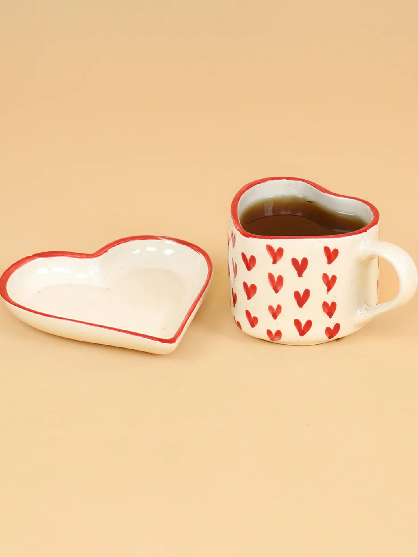 Heart Beats Mug Set