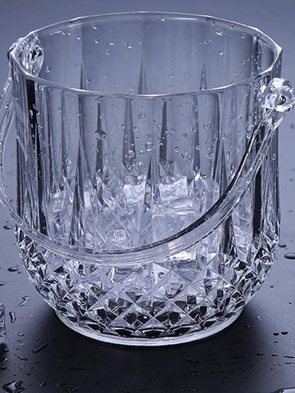 Crystal Cut Ice Bucket