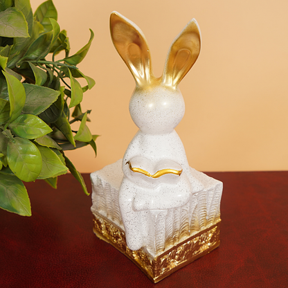 Reader Bunny Figurine