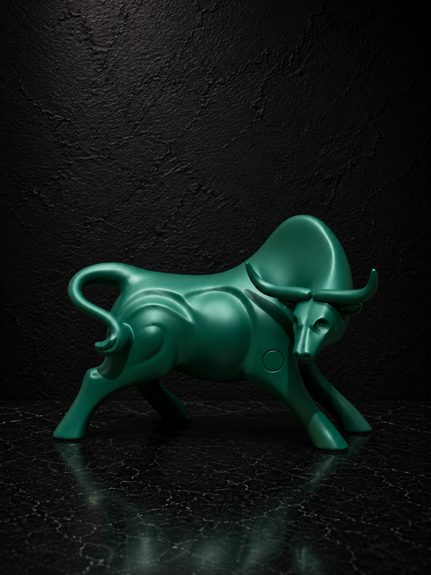 Artistic Bull Figurine