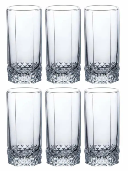 Crystal Edge Tall Glass 330 ML (Set Of 6)