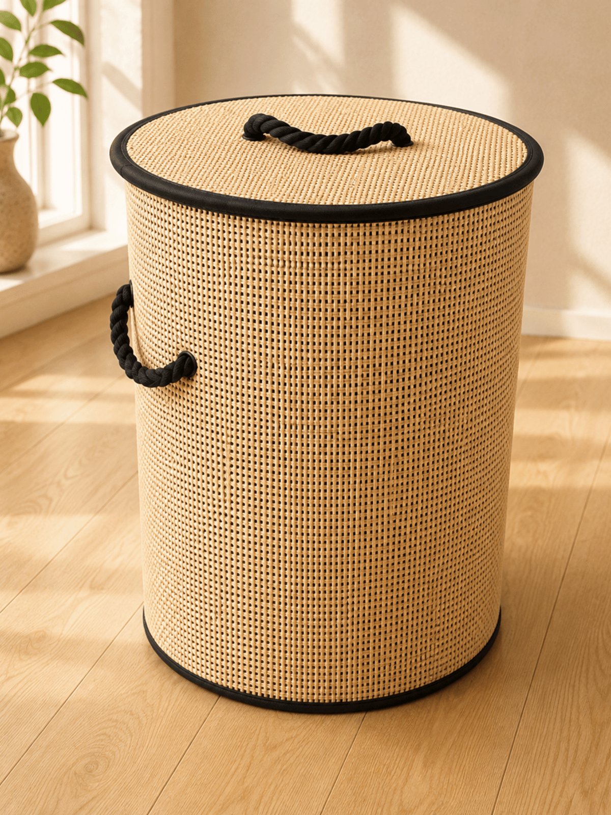 Cane Cove Laundry Basket