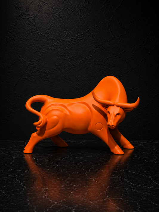Artistic Bull Figurine