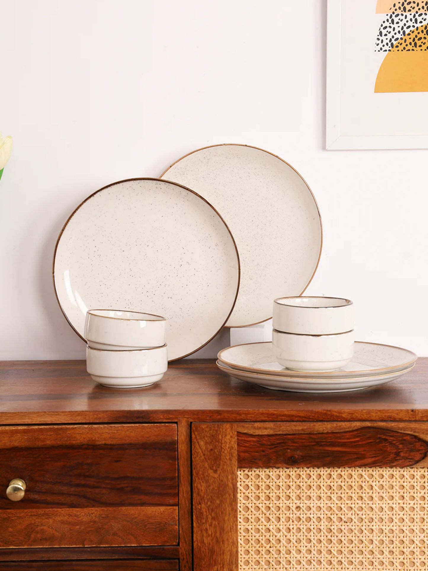 Warm Earth Studio Pottery Ceremic Dinner Set