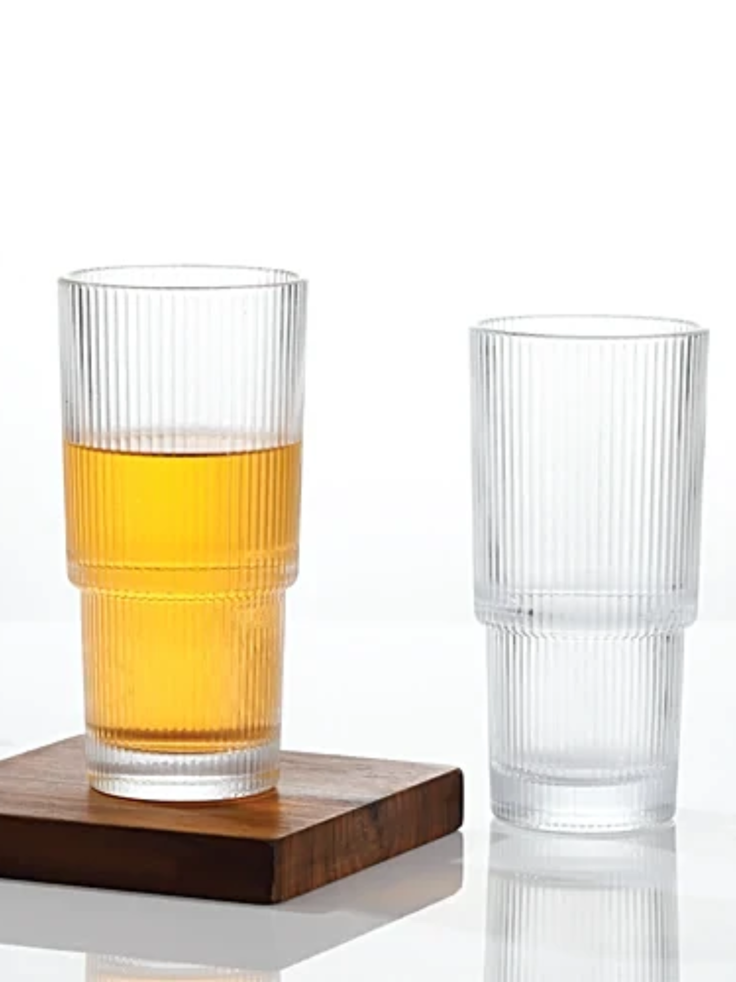 Nordic Ribbed Glass Set of 6 (290 ML)