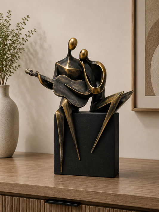 Musical Couple Sculpture
