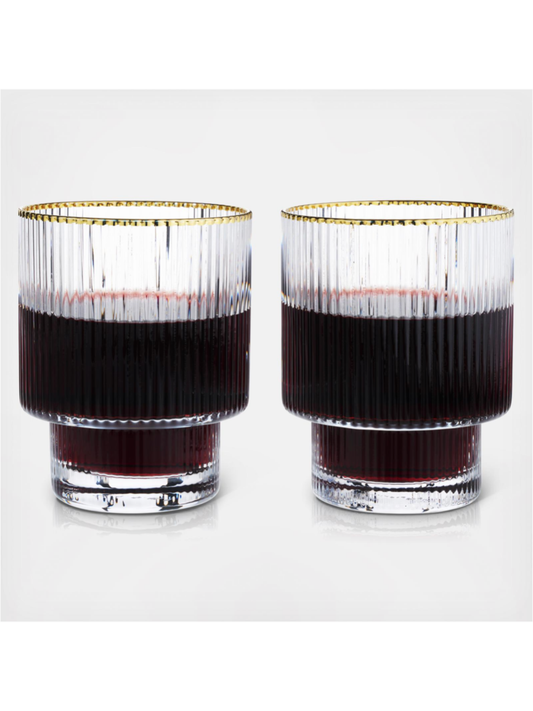 Luxe Ribbed Glass (Set Of 6)