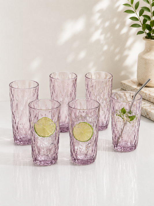 Aura Crystal Glass Set of 6