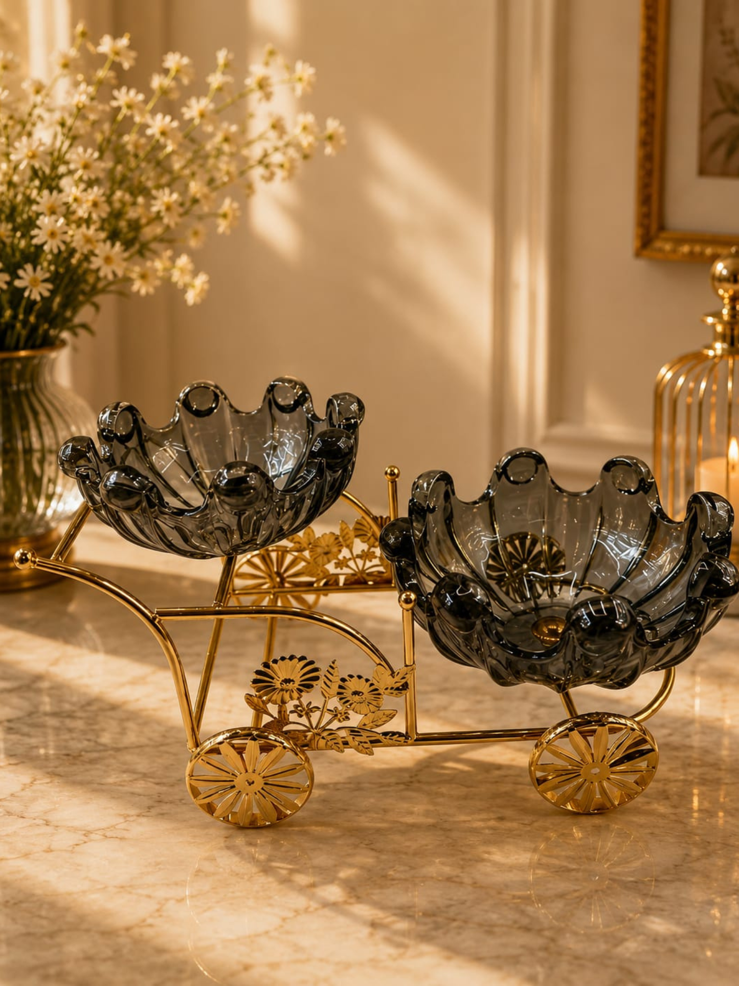 Royal Cycle Crystal Serving Bowl