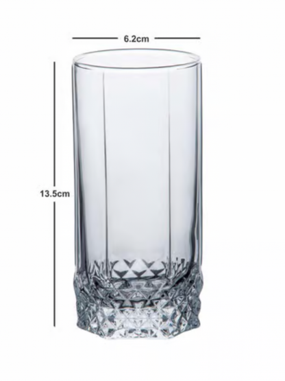 Crystal Edge Tall Glass 330 ML (Set Of 6)