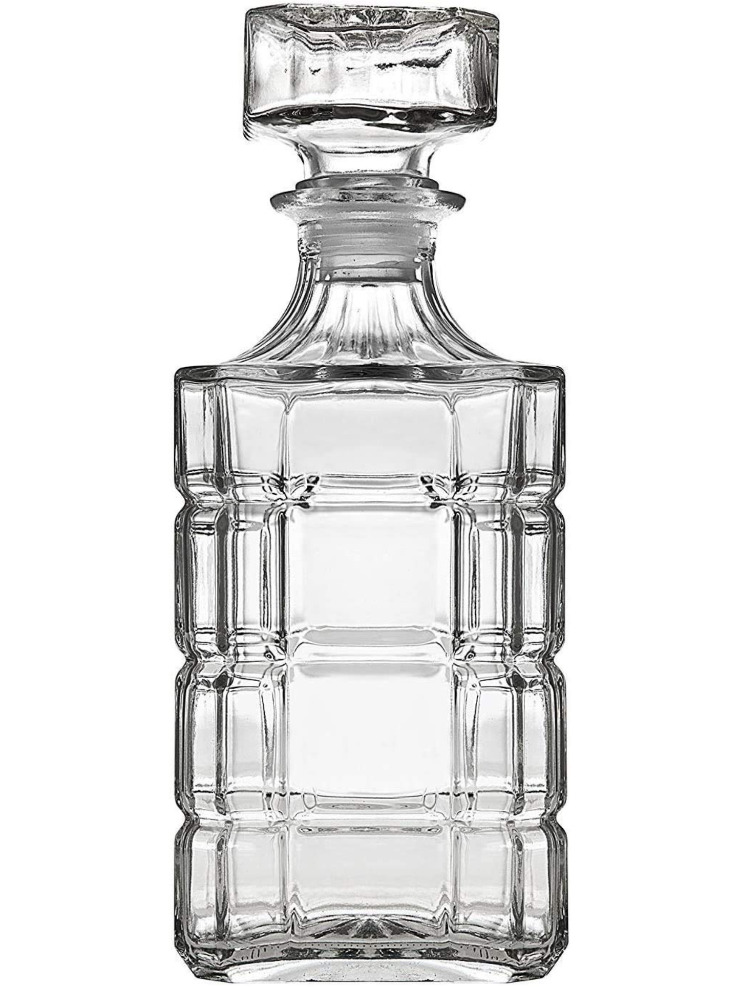 Atlas Grid Crystal Decanter (750 ML)