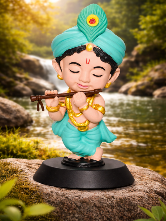Peaceful Krishna Mini Idol