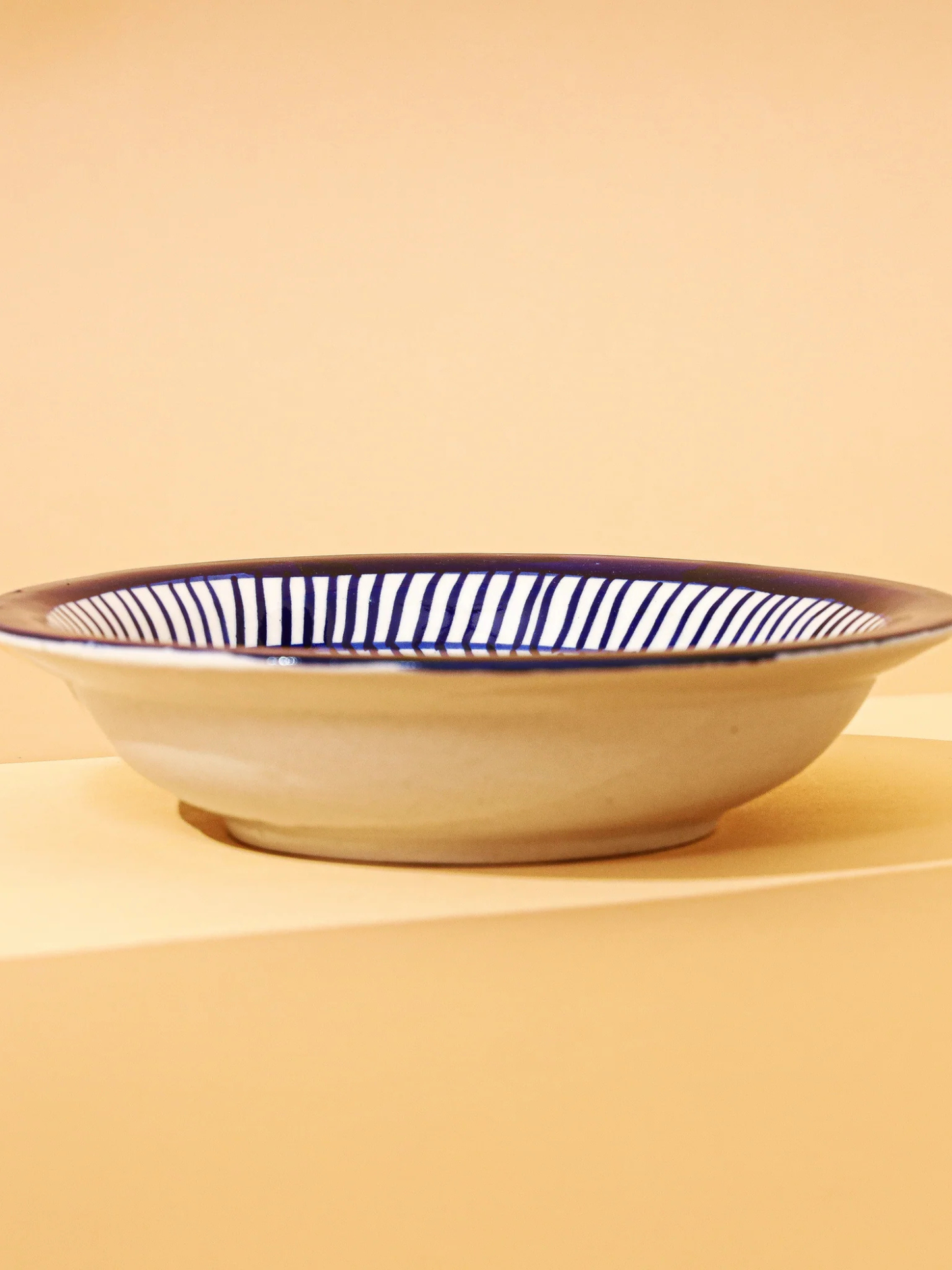 Neel Indigo Kaleidoscope Pasta Plate – 6 Inch