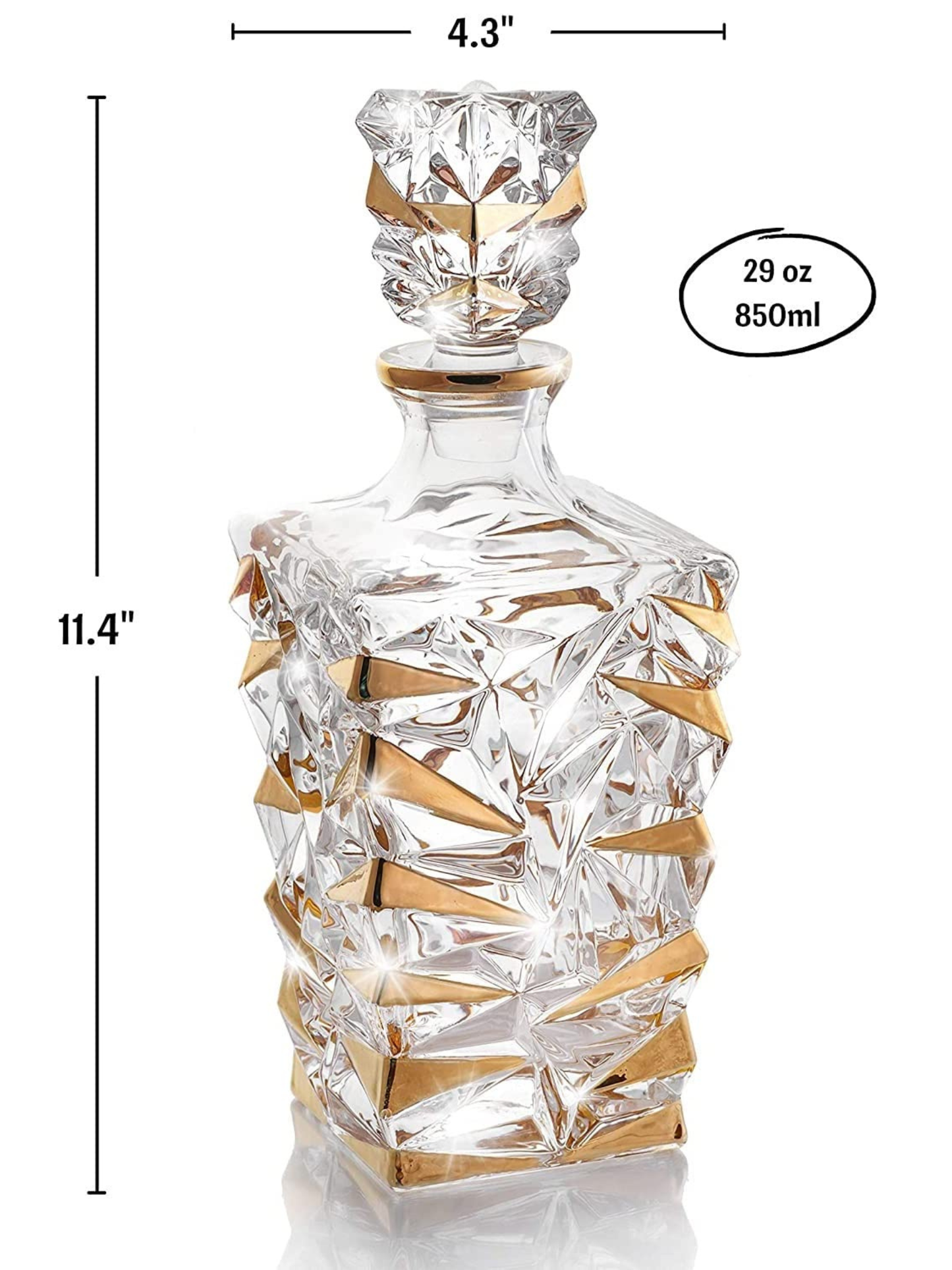 Royal Cut Crystal Decanter (850 ML)