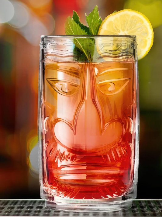 Mystic Face Tiki Glass 620ML (Set Of 6)