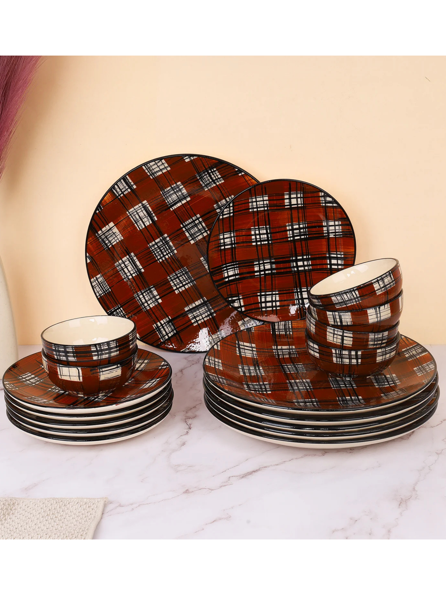 Rust Weave Studio Pottery Ceremic Dinner Set