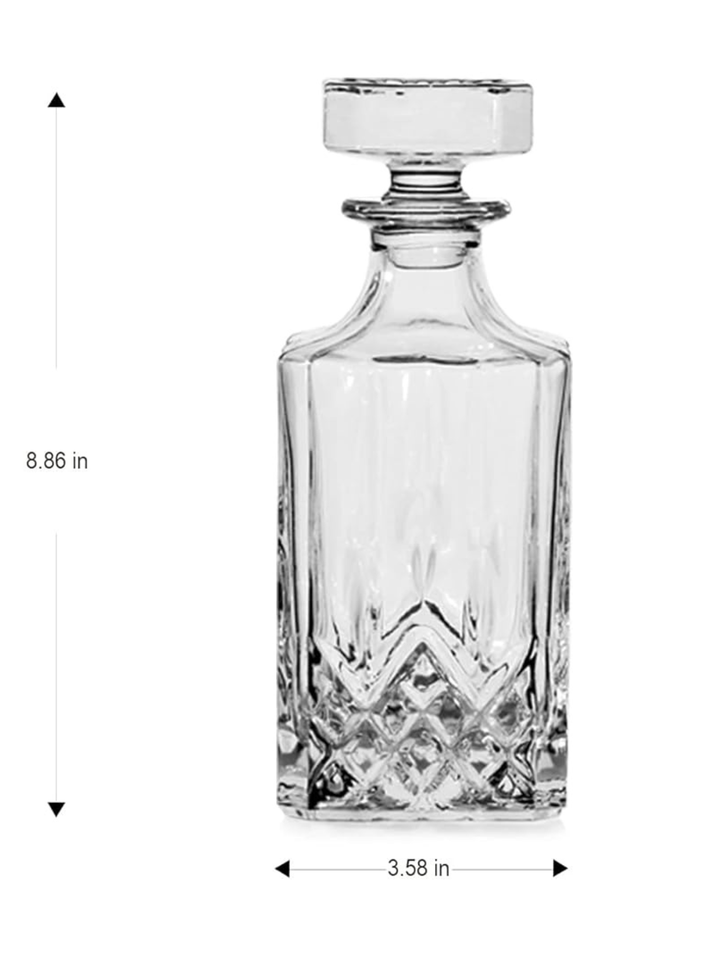 Heritage Cut Crystal Decanter (750 ML)