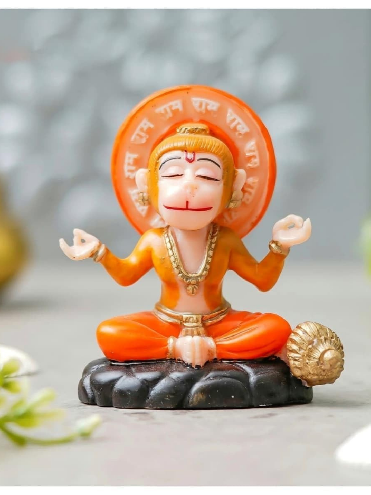 Meditating Hanuman Idol