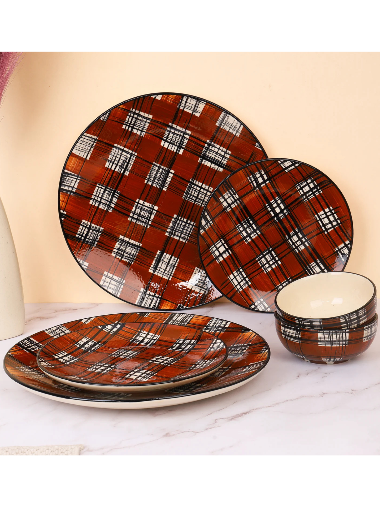 Rust Weave Studio Pottery Ceremic Dinner Set