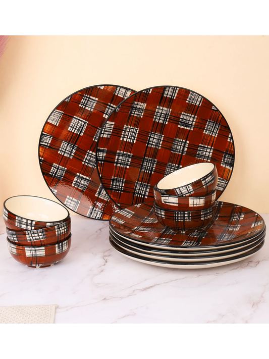 Rust Weave Studio Pottery Ceremic Dinner Set