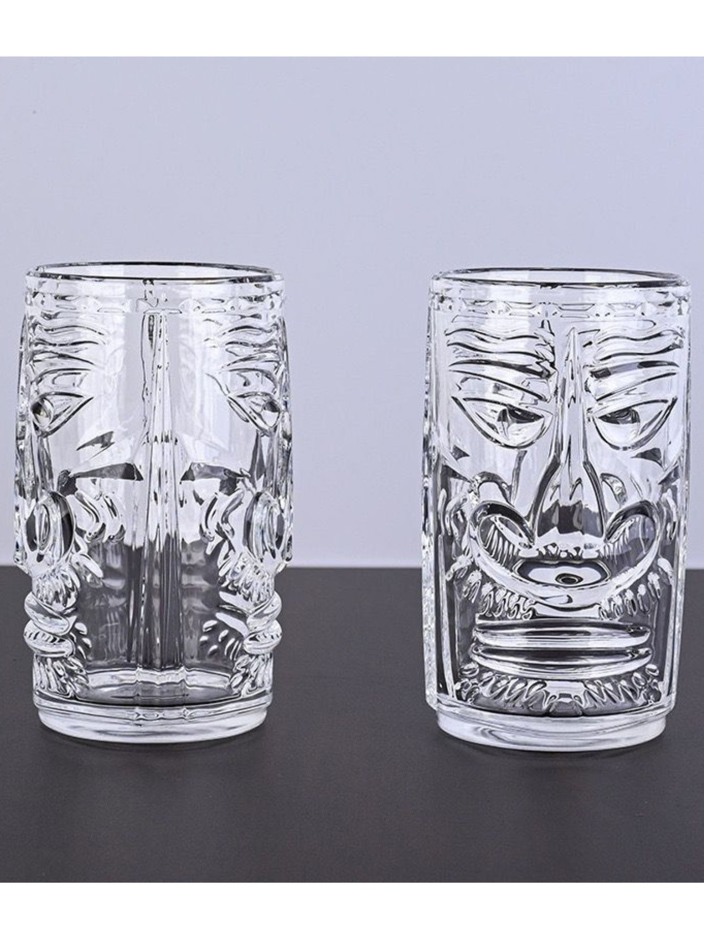 Mystic Face Tiki Glass